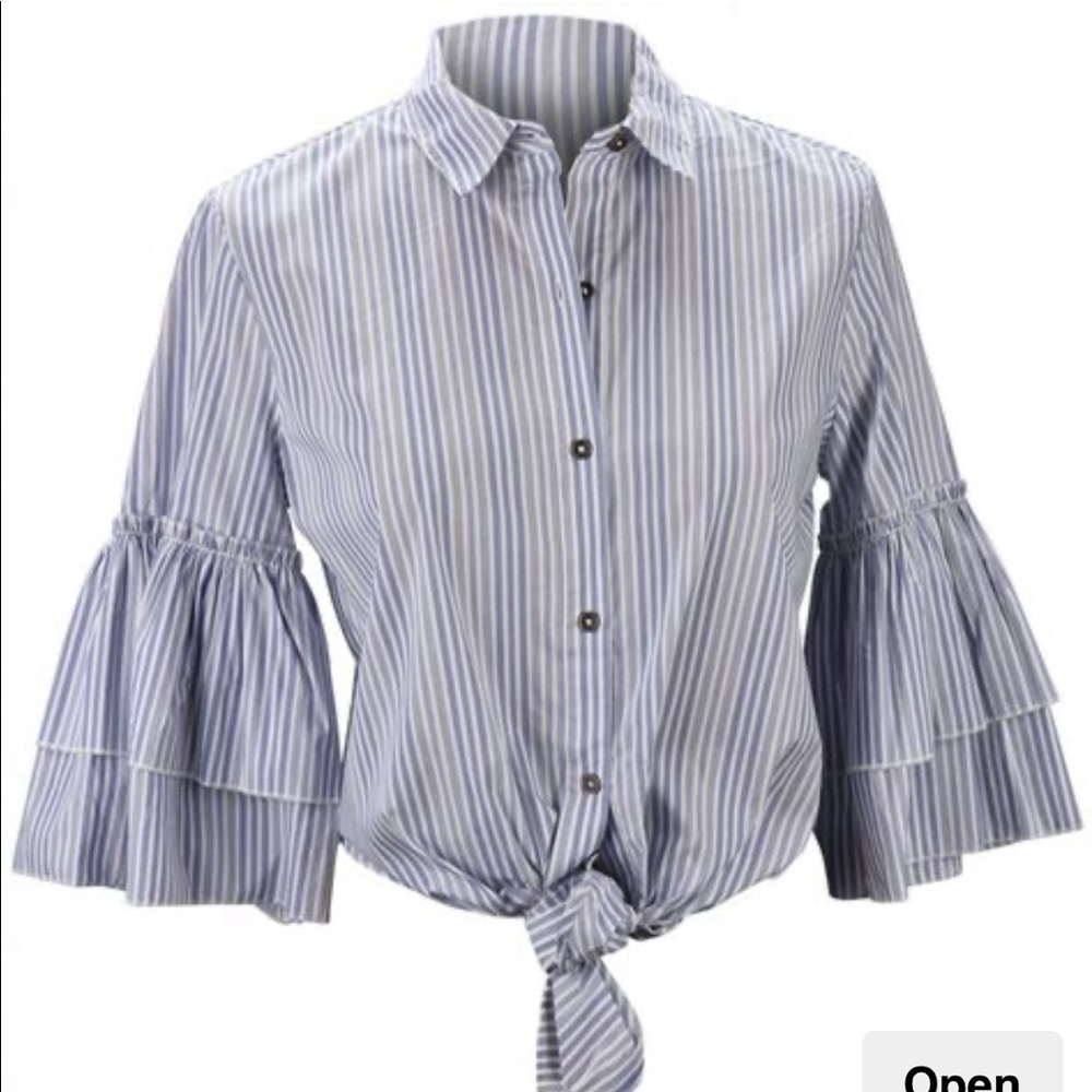 Ella Moss Carissa Buttondown Top